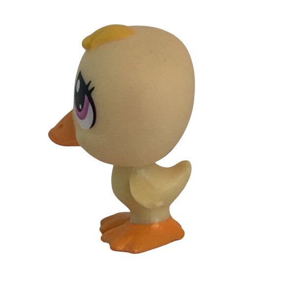Littlest Pet Shop LPS #1329 Winking Chick #1062 Baby Duck Yellow Bird Figures - Picture 3 of 13